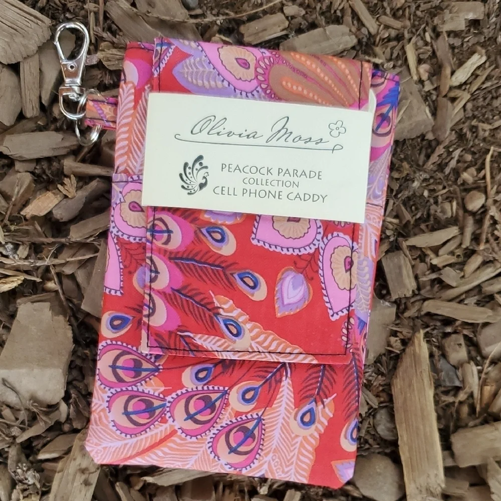 Olivia Moss Red Cell Phone Caddy